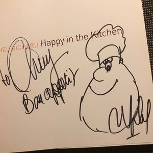 (Signed) Michael Richard - French cook book
